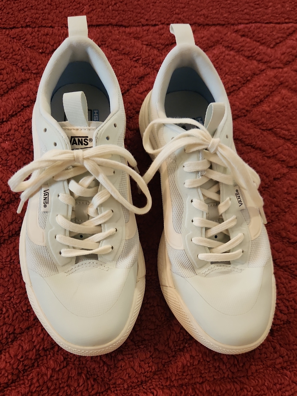 Vans White Low-Top Casual Sneakers